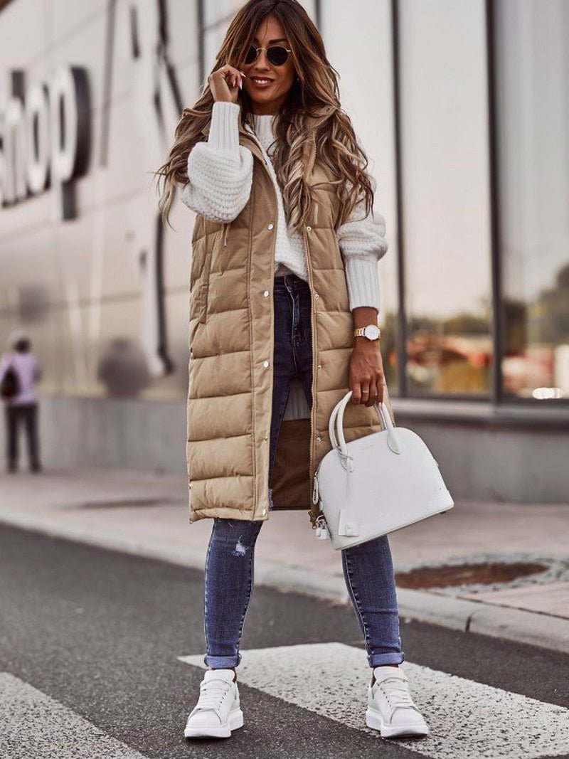 Sabrina | Comfortable long quilted Vest
