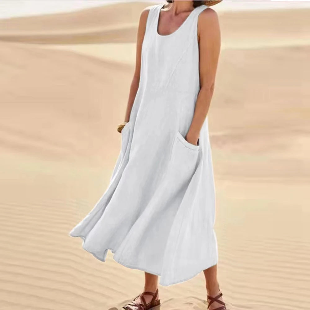 Celine | Women's Summer Midi Dress-1
