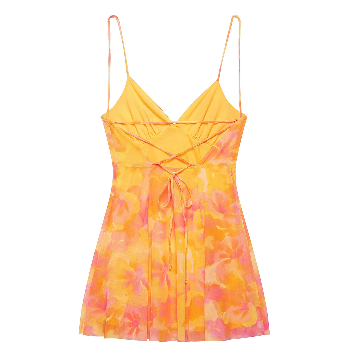 Sandra | Summer mini dress with floral pattern