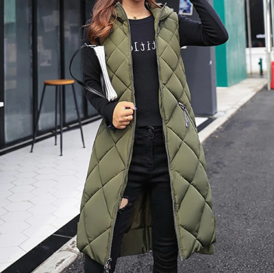 Sara | Stylish and warm lung hooded vest