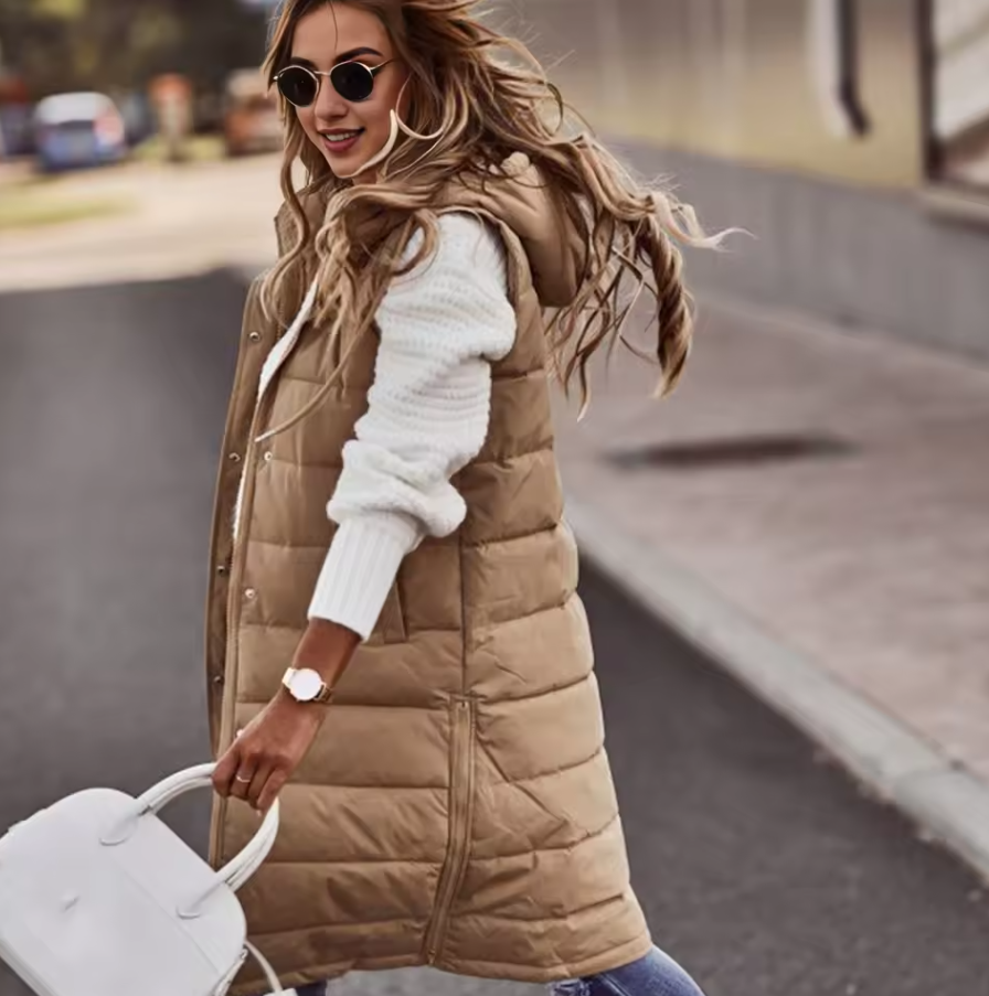 Sara | Stylish and warm lung hooded vest