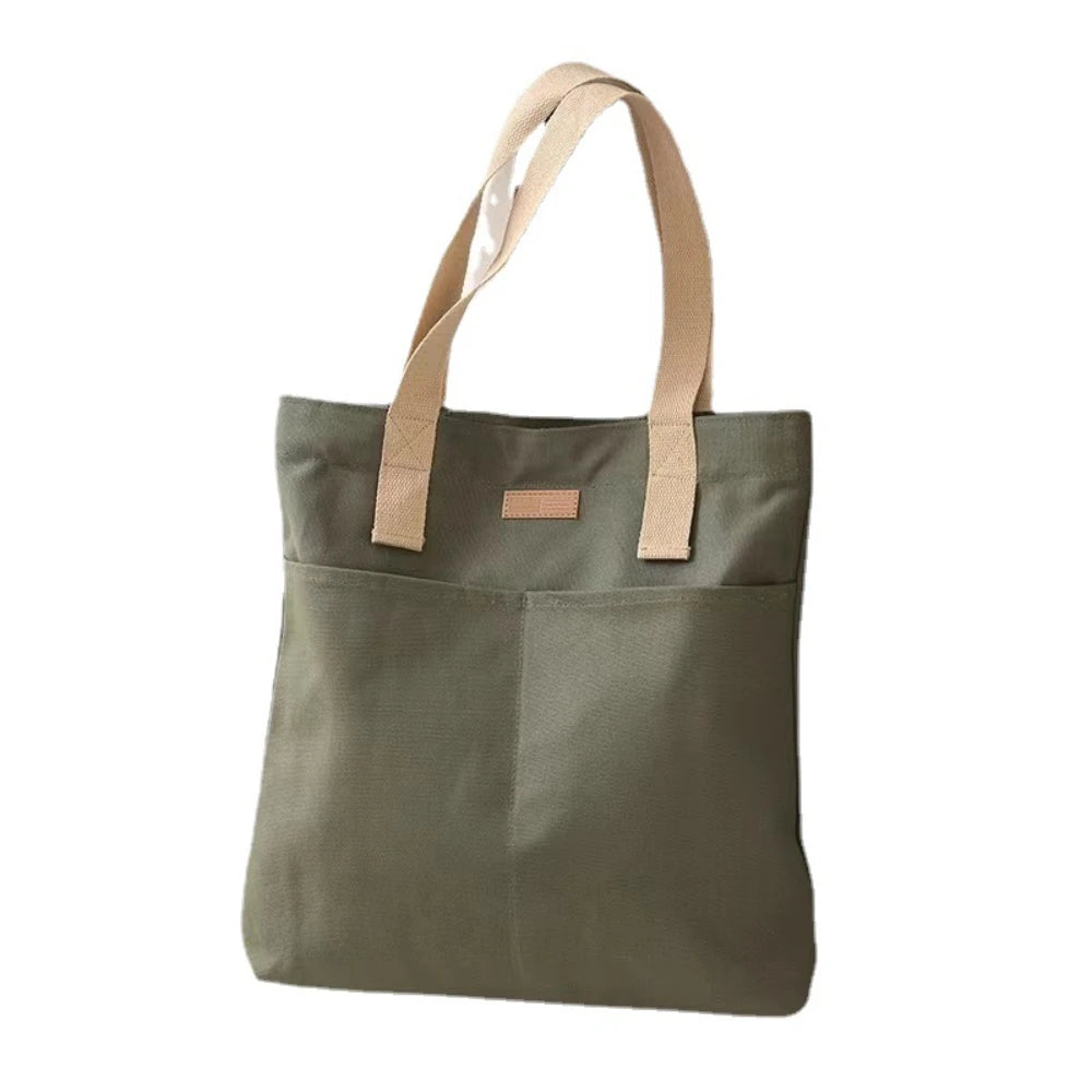 Cora | Canvas Tote Bag - Large Capacity Beach Bag-5