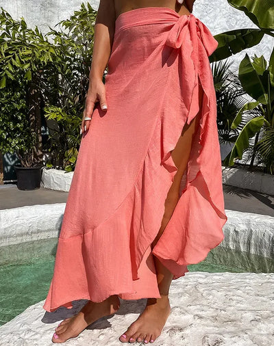 Variant image for Cleo | Beach Cover Up Skirt - Crochet Wrap for Swimwear and Beachwear-2