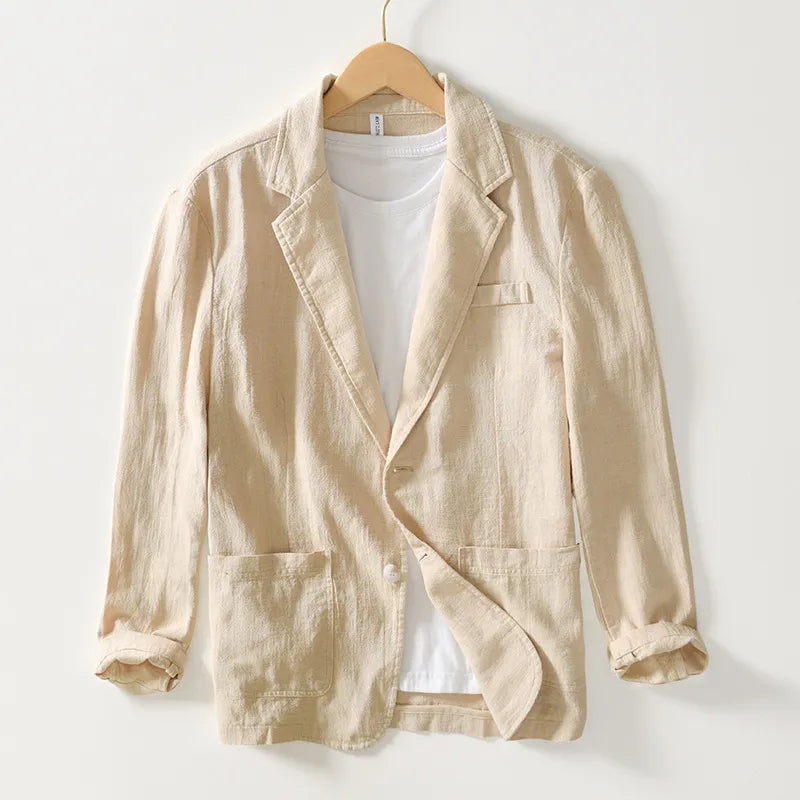 Charles | Long-sleeved linen blazer