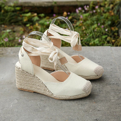 Evelyn | Women's Sandals - Espadrille Ankle Strap-4