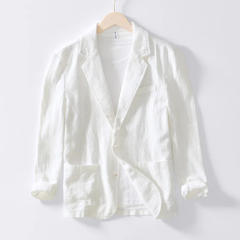 Charles | Long-sleeved linen blazer