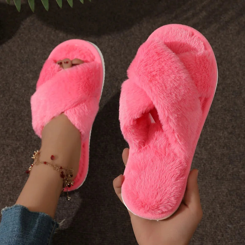 Silvia | Comfortable and Breathable Cross design slippers