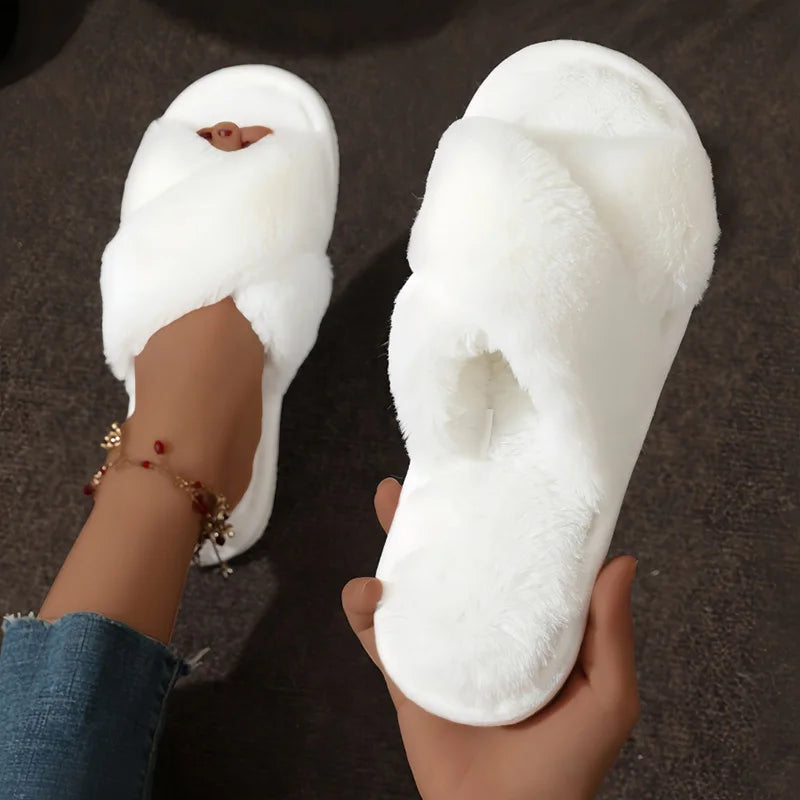 Silvia | Comfortable and Breathable Cross design slippers