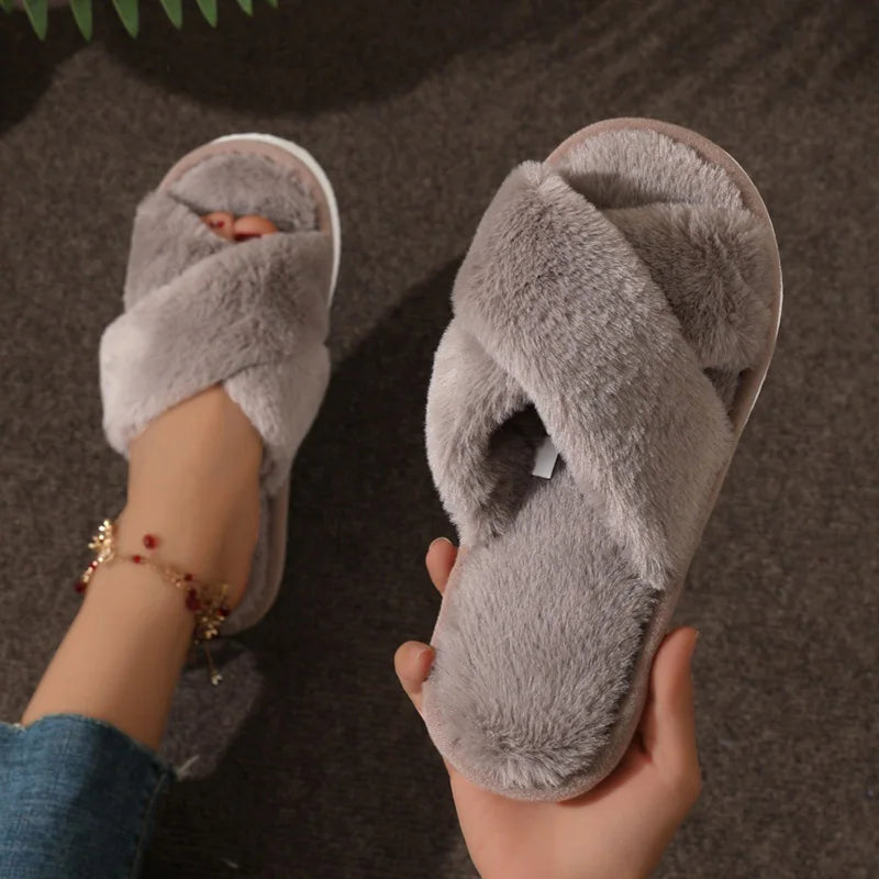 Silvia | Comfortable and Breathable Cross design slippers