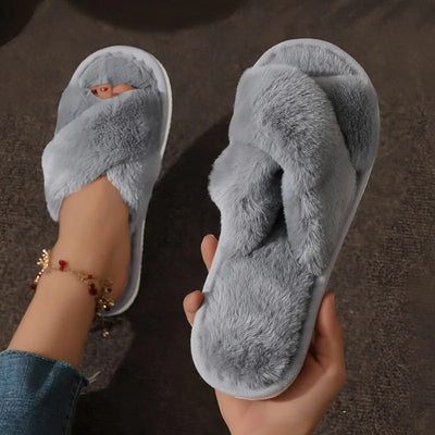 Silvia | Comfortable and Breathable Cross design slippers