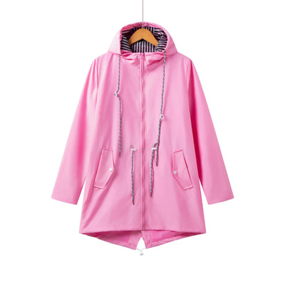 Sophia | Waterproof hooded trench coat