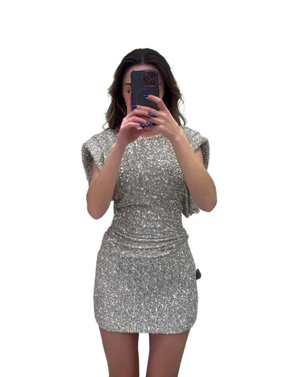 Stefanie | Festive sequin dress