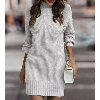 Stella | Knitted dress winter mini dress