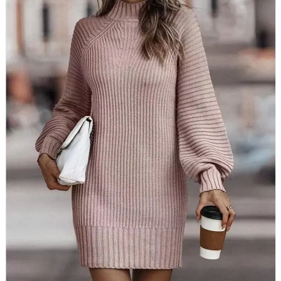 Stella | Knitted dress winter mini dress