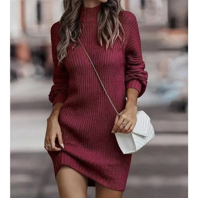 Stella | Knitted dress winter mini dress
