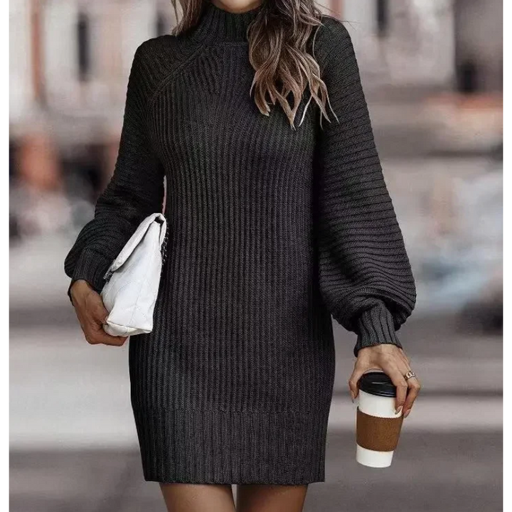 Stella | Knitted dress winter mini dress