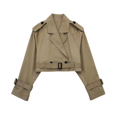 Stephanie | Elegant short trench coat