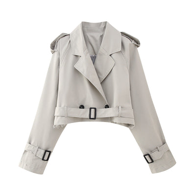 Stephanie | Elegant short trench coat