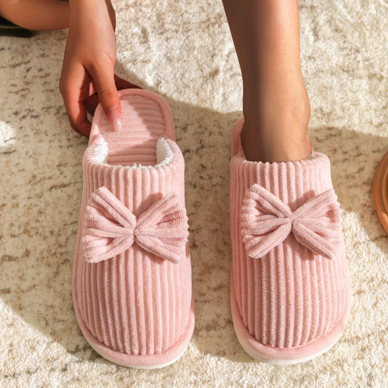Susanna | Elegant bow and anti slip sole Slippers