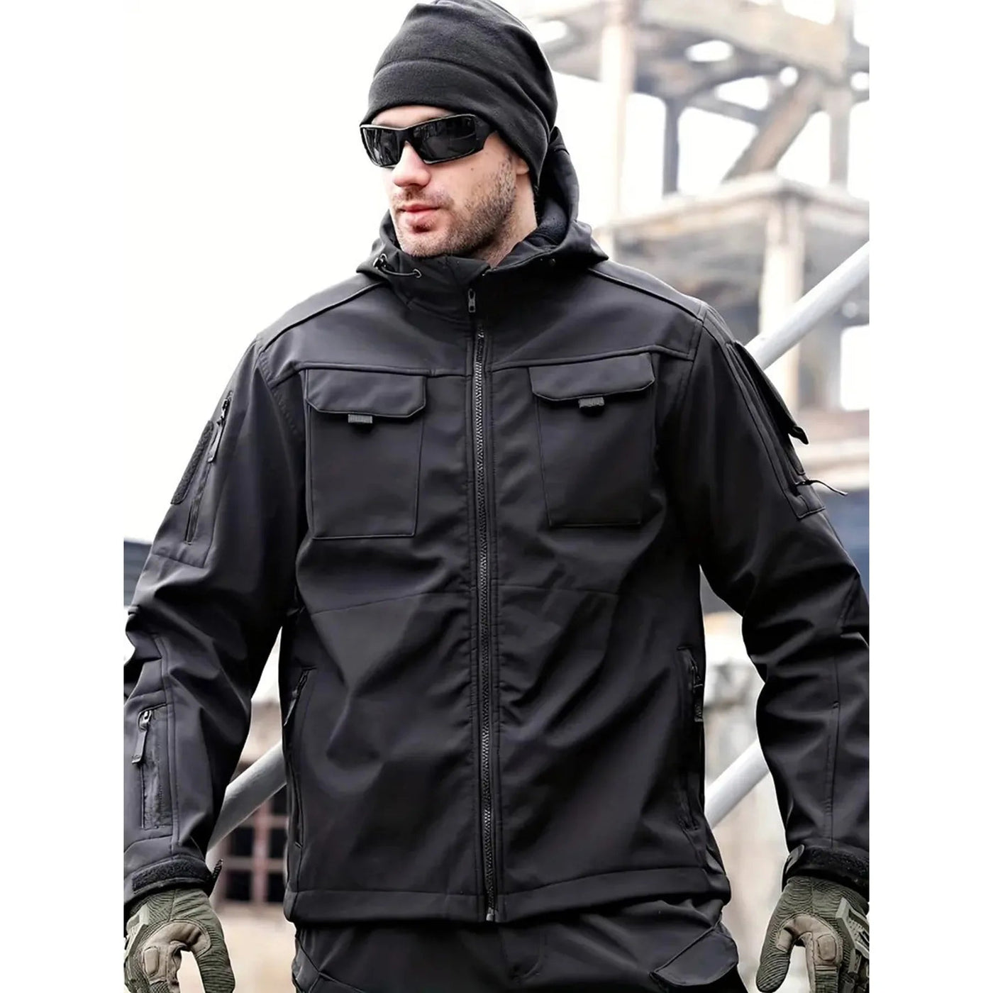 Tobias | Water repellent softshell jacket with hood