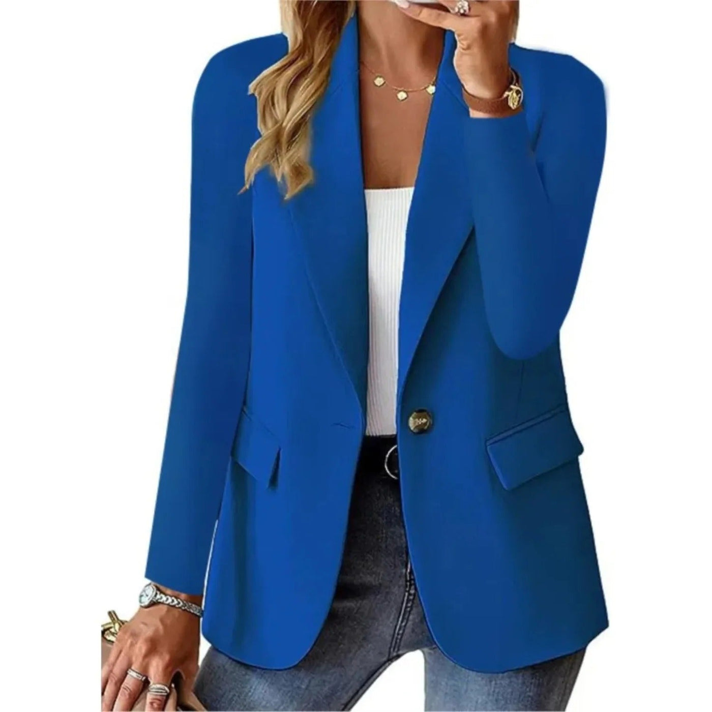 Trisha | Elegant long sleeved blazer