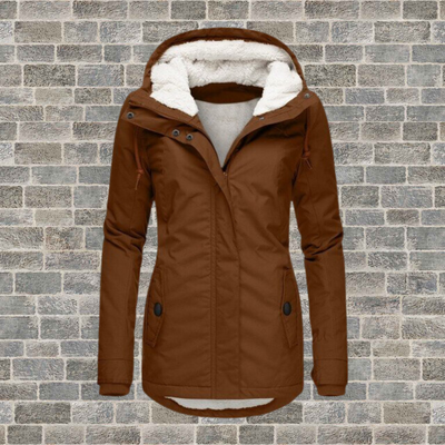 Maya | Stylish cotton coat with hood