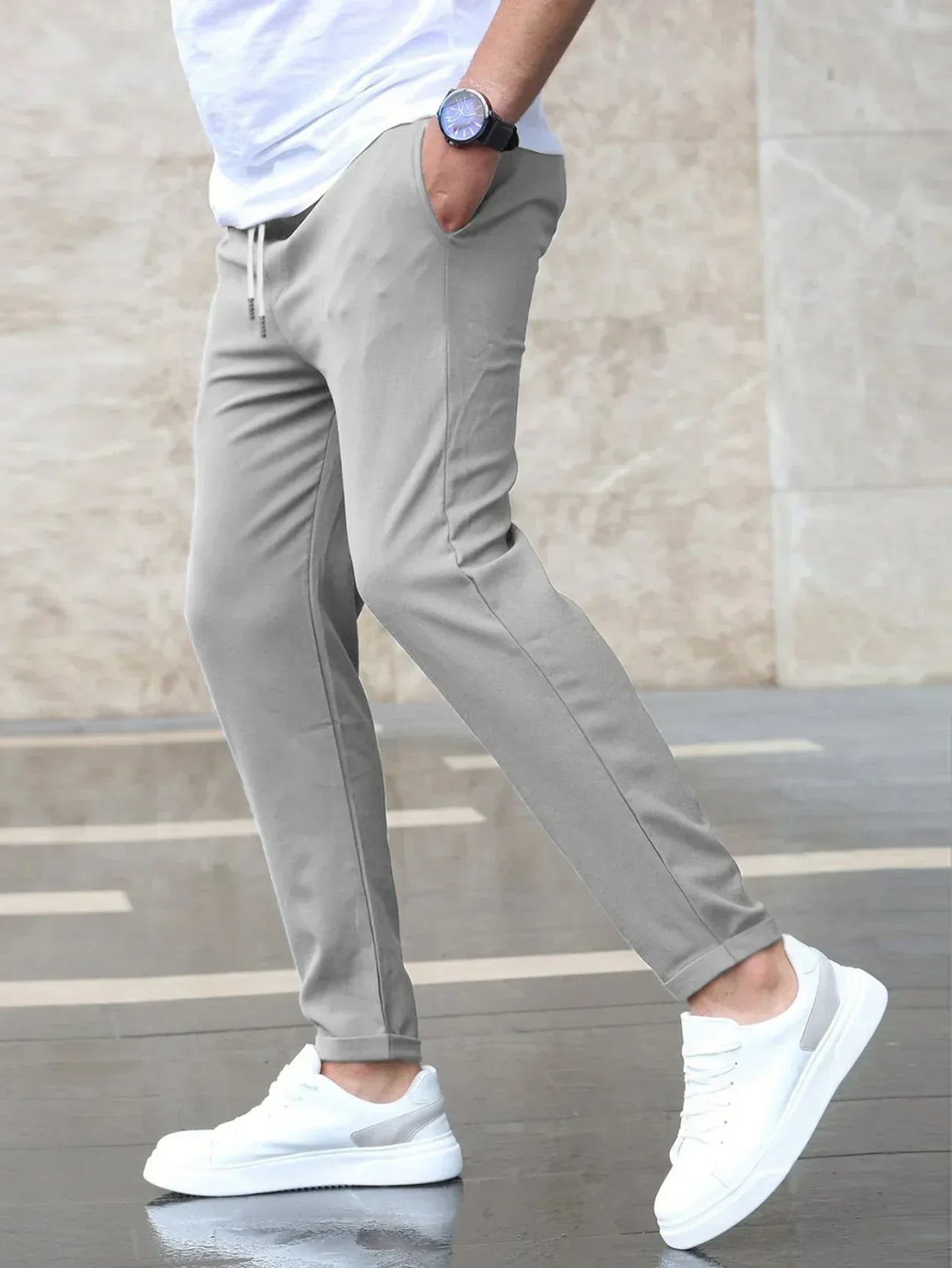 Men's Stretch Pants – Comfortable Fit, Versatile Style-2