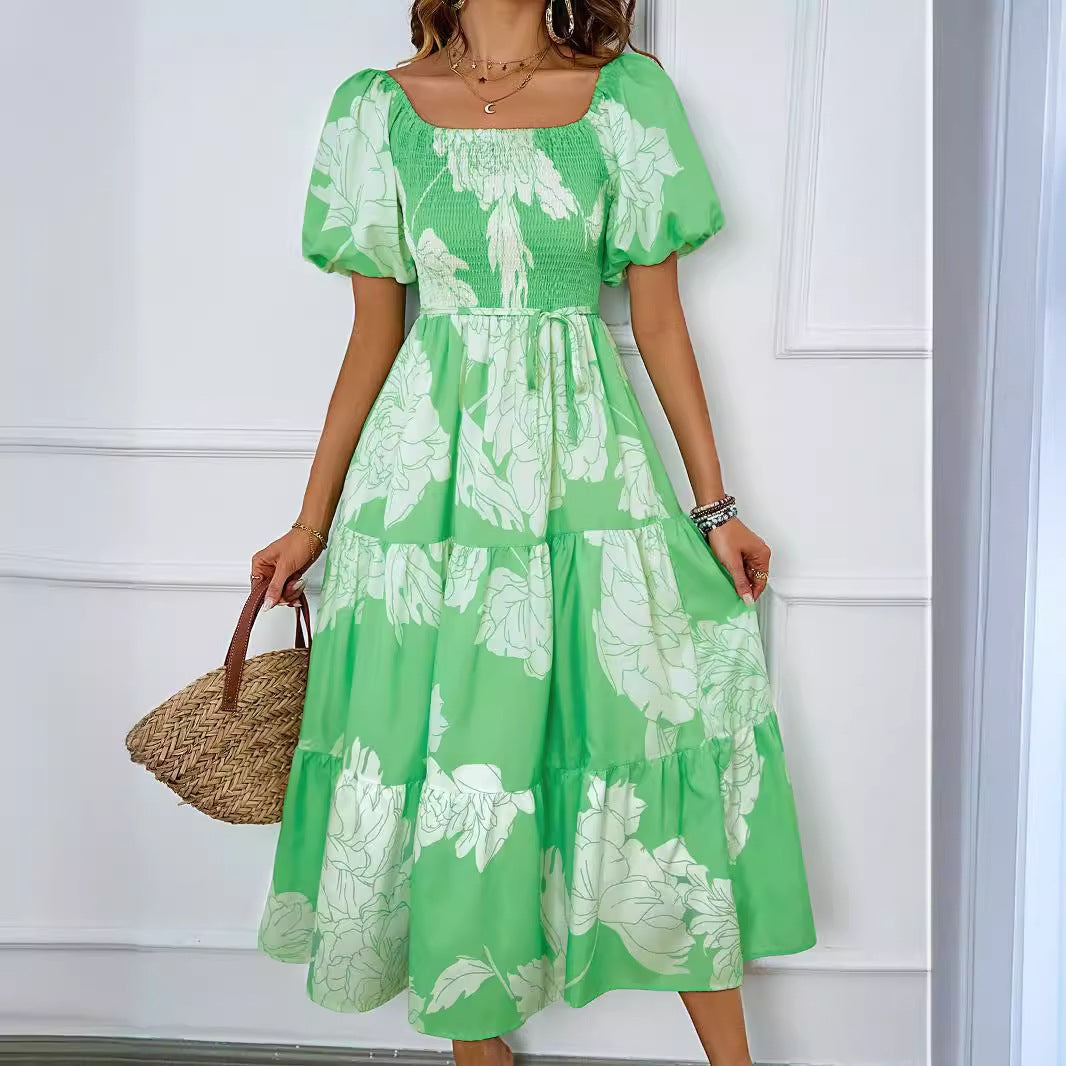 Valeria | Elegant off the shoulder midi dress