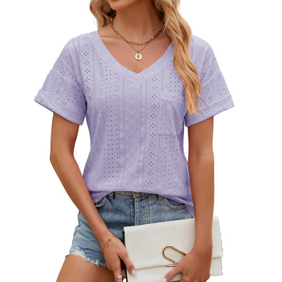 Vanessa | Breathable V-neck T-shirt