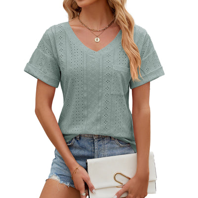 Vanessa | Breathable V-neck T-shirt