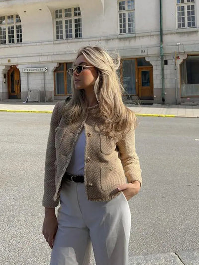 Vanessa | Elegant two-piece tweed jacket