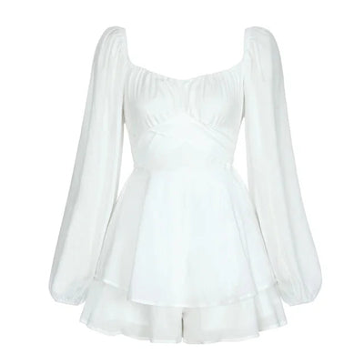 Vanessa | Ruffle Dream Long Sleeve Mini Dress