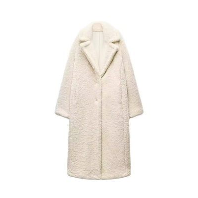 Rose | Comfortable Winter Long Teddy Coat