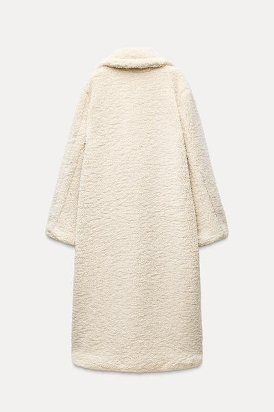 Rose | Comfortable Winter Long Teddy Coat