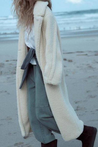 Rose | Comfortable Winter Long Teddy Coat