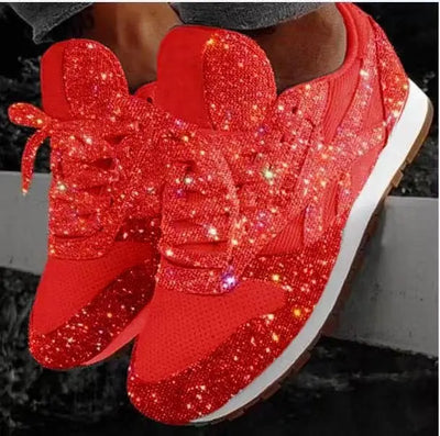 Cassie | Glitter Sneakers