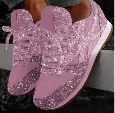 Cassie | Glitter Sneakers