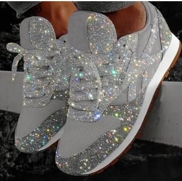 Cassie | Glitter Sneakers