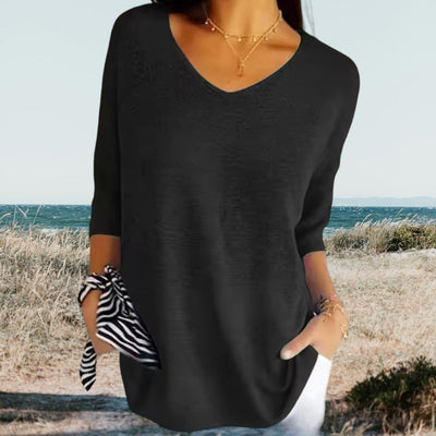 Poppy | Stylish V-neck top