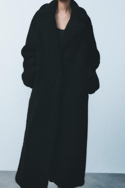 Rose | Comfortable Winter Long Teddy Coat