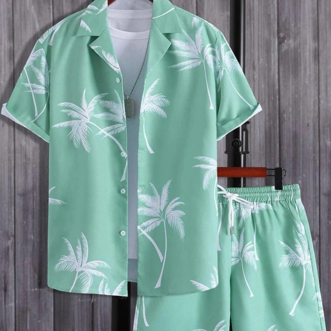 Jorden | Summer Set for Men - Tropical Shirt and Shorts Ensemble 5