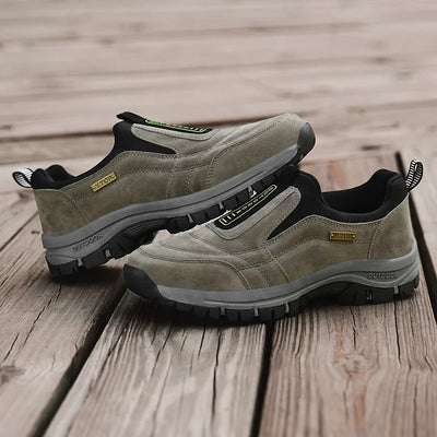 Salmon | Best Walking Shoes for Men - Breathable Fabric, Orthopedic Support-5