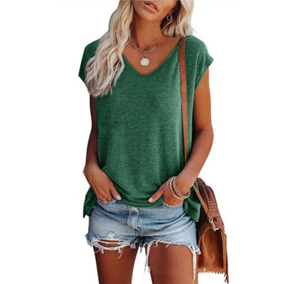 Jasmine | Casual V-Neck T-Shirt