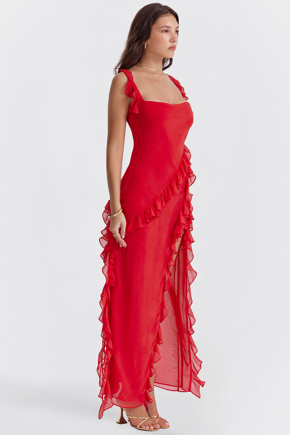 Olivia | Maxi Dress with Ruffles