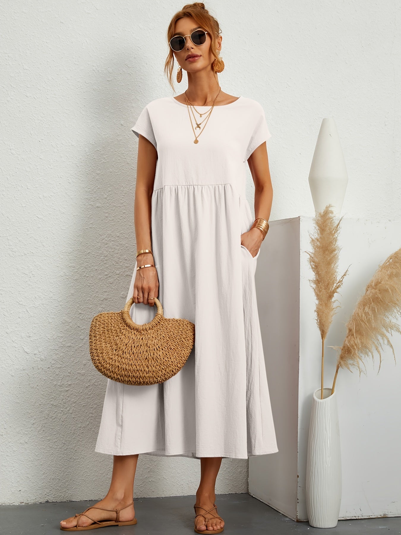 Annabeth | casual summer dress with loose pockets