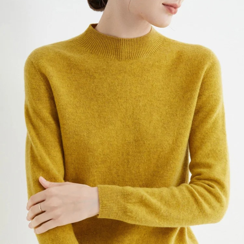 Angelina | Knitted Cashmere Sweater