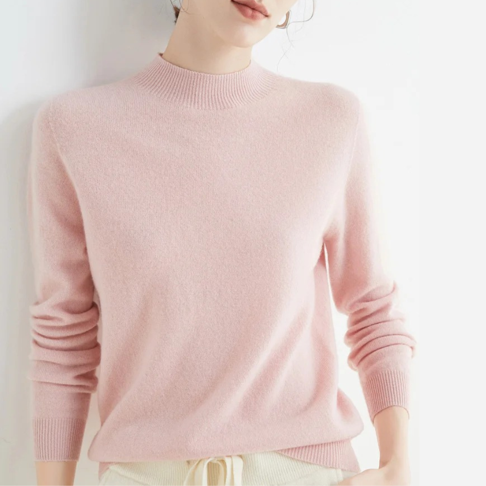 Angelina | Knitted Cashmere Sweater