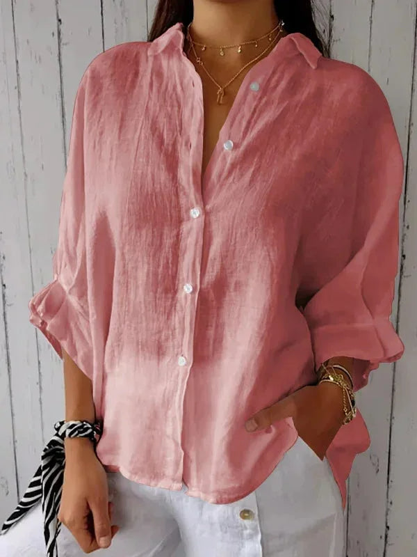 Isabella | Chic Linen Blouse