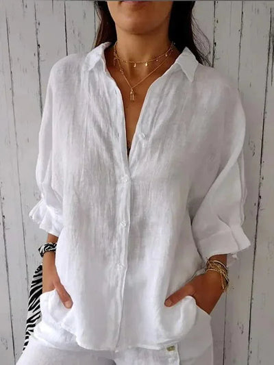 Isabella | Chic Linen Blouse