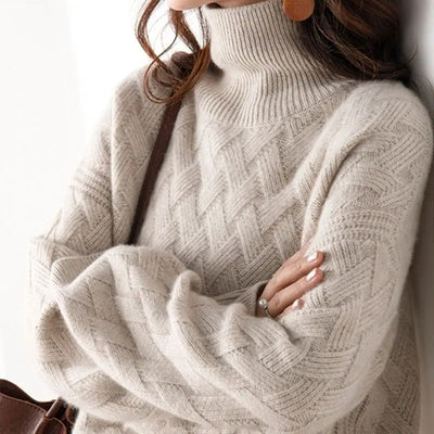 Charlotte | Luxe cashmere turtleneck sweater